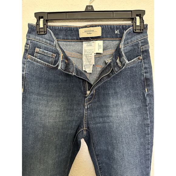 Max Mara Weekend Denim Leggings Skinny Jeans Size USA 4 - Picture 6 of 9